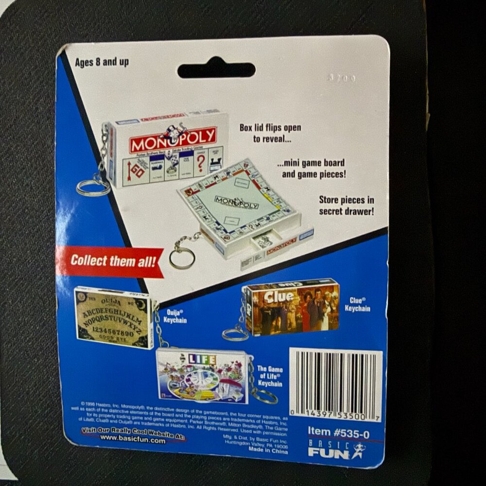 MONOPOLY - Real mini Game box, Board & Pieces - Picture 2 of 4
